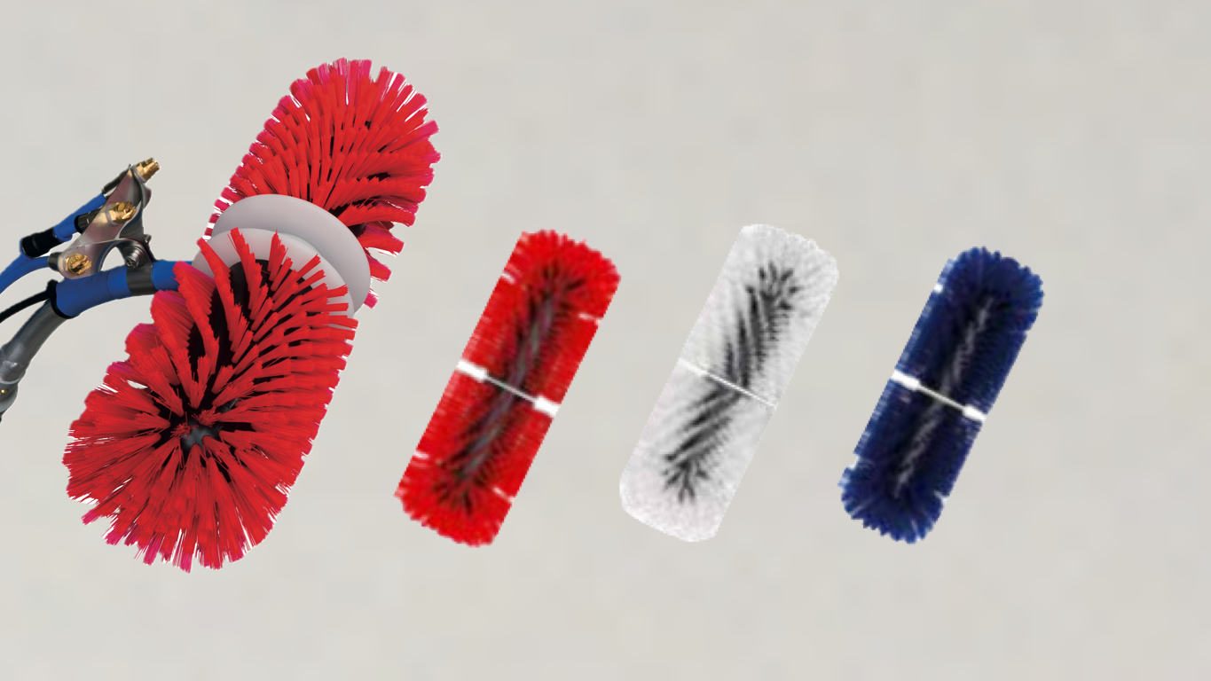 Rotaclean brosses de couleur